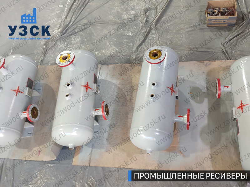 фотография емкостных ресиверов газа Балаково