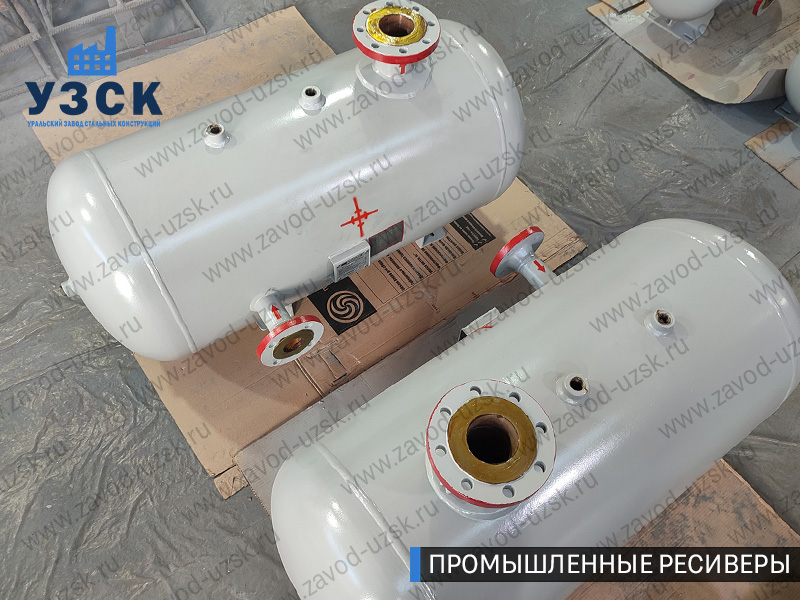 фотография промышленных ресиверовдля газа Балаково